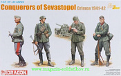 Сборные фигуры из пластика Д Немецкие солдаты в Севастополе (1/35) Dragon - фото