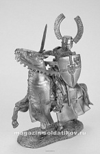 Миниатюра из металла Ландмейстер Тевтонского ордена XIII в., 54 мм, Солдатики Публия - фото