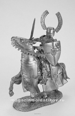 Миниатюра из металла Ландмейстер Тевтонского ордена XIII в., 54 мм, Солдатики Публия