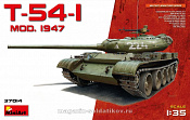 Сборная модель из пластика Советский средний танк T-54-1, образца 1947 г. MiniArt (1/35) - фото
