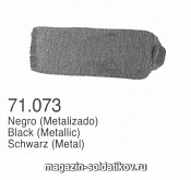 Черный металлик Vallejo - фото