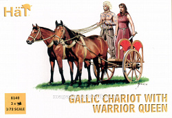 Солдатики из пластика Celtic Chariot with Warrior Queen,(1:72), Hat