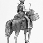 Миниатюра из олова К07 РТ Литаврщик кавалергардского полка 1812 год, 54 мм, Ратник