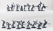 Солдатики из пластика Стража Зайцландии (18 шт, серый), Солдатики ЛАД - фото