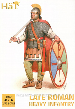 Солдатики из пластика Late (4th century) Roman Heavy Infantry, (1:72), Hat