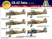 Сборная модель из пластика ИТ Самолет CR.42 Falco (1/48) Italeri - фото