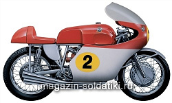 Сборная модель из пластика ИТМотоцикл MV Agusta 500 «4 Cilindri» 1964 (1/9) Italeri