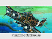 Сборная модель из пластика Самолет SM - 79 «Спарвиеро» 1:48 Трумпетер - фото