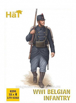 Солдатики из пластика WWI Belgian Infantry (1:72) Hat