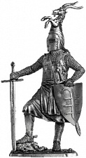Миниатюра из металла 223. Германский рыцарь, XIII в. EK Castings - фото