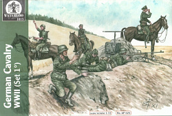 Солдатики из пластика АР 025 Немецкая кавалерия.Вторая Мировая (№ 1) (1:72) Waterloo