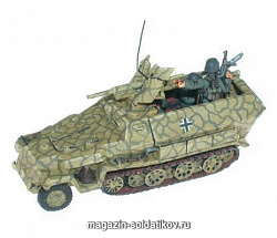 Сборная модель из пластика Sd Kfz 251/1C, /10C (3.7cm) (15мм) Flames of War