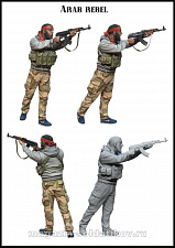 Сборная миниатюра из смолы ЕМ 35147 Арабский повстанец 1/35 Evolution - фото