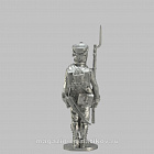Сборная миниатюра из металла Унтер-офицер мушкетерской роты, Россия 1808-1812 гг, 28 мм, Аванпост