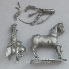 Сборная миниатюра из металла Офицер-шеволежер, Франция, 28 мм, Аванпост