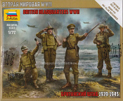 Солдатики из пластика Британский штаб 1939-1945, (1/72) Звезда - фото