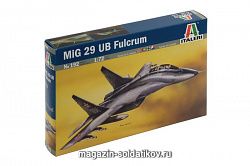 Сборная модель из пластика ИТ Самолет Mig 29UB «Fulcrum» (1/72) Italeri