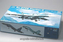 Сборная модель из пластика Самолет Су - 27УБ 1:32 Трумпетер