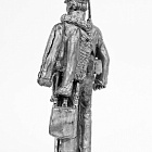 Миниатюра из олова 472 РТ Рядовой 1-го гусарского полка Российско-германского легиона, 1812 г., 54 мм, Ратник