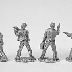 Сборные фигуры из металла Бандиты (набор 4 фигуры), 28 мм, Кордегардия (Москва)