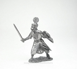 Миниатюра из олова Рыцарь - вассал Дерптского епископа, XIII в. 54 мм, Солдатики Публия