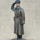 Лейтенант артиллерии РККА 1939-40 гг, 54 мм, в росписи (430-053) (430-053)