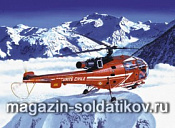 Сборная модель из пластика Вертолет Алуэтт III 1:72 Хэллер - фото