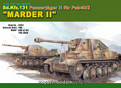 Сборная модель из пластика Д Танк Sd.Kfz.131 Panzerjager ll Fur Pak40/2 «MARDER ll» (1/35) Dragon - фото