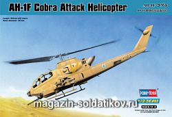 Сборная модель из пластика Вертолет AH-1F Cobra Attack Helicopter (1/72) Hobbyboss