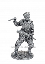 Миниатюра из олова Казак 9-ой Пластунской стрелковой дивизии,1944-45 гг. 54мм. EK Castings - фото