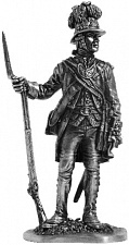 Миниатюра из металла 024. Русский офицер инженерно-артиллерийского Кадетского корпуса, 1762-1784 гг. EK Castings - фото