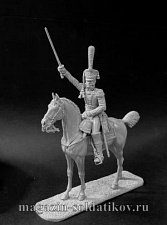 Сборная миниатюра из смолы Штаб-офицер Лейб-Гвардии Литовского полка, Россия 1812-14 54 мм, Chronos miniatures - фото