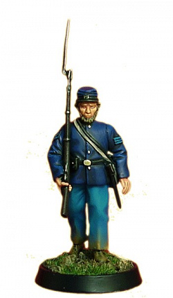 Сборная миниатюра из металла Федеральная пехота. Сержант (40 мм) Драбант