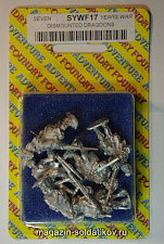 Фигурки из металла SYW F17 Спешенные драгуны (28 мм) Foundry - фото