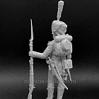Сборная миниатюра из смолы Корнет легкой пехоты, Франция 1809-12, 54 мм, Chronos miniatures