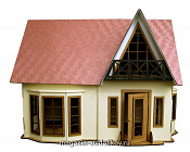 Сборная модель из МДФ Кукольный дом ( 50х30х40) Лак-Дизайн - фото