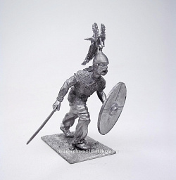 Миниатюра из олова Знатный галльский воин, 54 мм, Магазин Солдатики