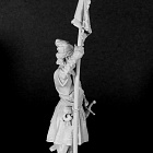 Сборная миниатюра из смолы Подпрапорщик рейтарских полков, Россия 1655-99 гг., 54 мм, Chronos miniatures