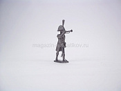 Солдатики из металла Музыкант старой гвардии Наполеона с горном, Магазин Солдатики (Prince August) - фото