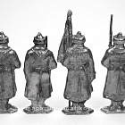 Солдатики из металла Красноармейцы, набор из 4 шт, Иван и Ко