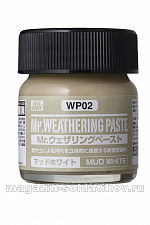 Mr.Weathering Paste Mud White 40ml, Mr. Hobby - фото
