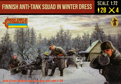 Finnish Anti-Tank Squad in Winter Dress (1/72) Strelets