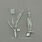 Сборная миниатюра из металла Вольтижёр (к ноге) Франция, 1807-1812 гг, 28 мм, Аванпост