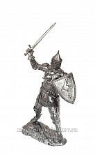 Миниатюра из металла 75028 Рыцарь Великого Княжества Литовского XV в. 75 мм, Солдатики Публия - фото