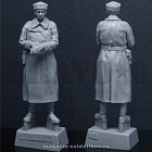 Сборная миниатюра из смолы NKVD Major - winter (1/35), Bravo 6