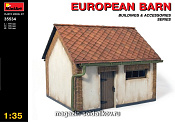 Сборная модель из пластика Европейский сарай MiniArt (1/35) - фото