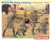 Сборные фигуры из пластика Д Солдаты BRITISH 8th ARMY INFANTRY (EL ALAMEIN 1942) (1/35) Dragon - фото