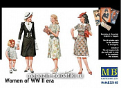 Сборные фигуры из пластика MB 35148 Женщины Второй Мировой Войны (1/35) Master Box - фото