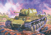 Сборная модель из пластика Тяжелый танк КВ-1 обр.1941 ранняя версия (1/35) Восточный экспресс - фото