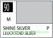 Краска художественная 10 мл. сияющее серебро, Mr. Hobby. Краски, химия, инструменты - фото
